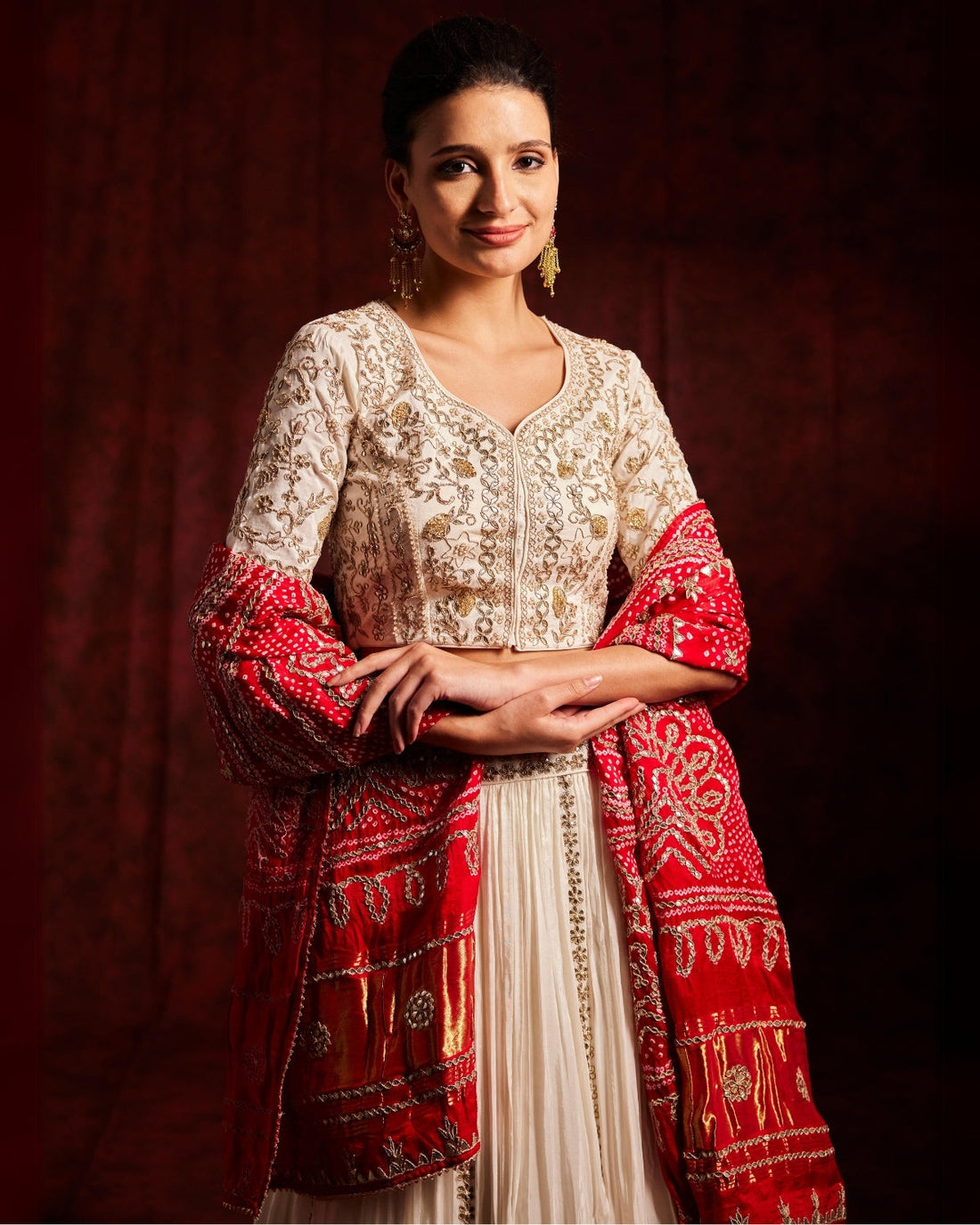 Beautiful Bandhani Lehenga Set