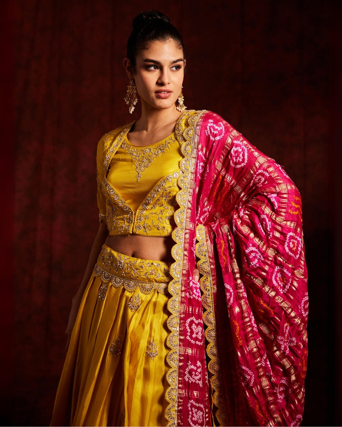 Gota Embellished Lehenga Choli