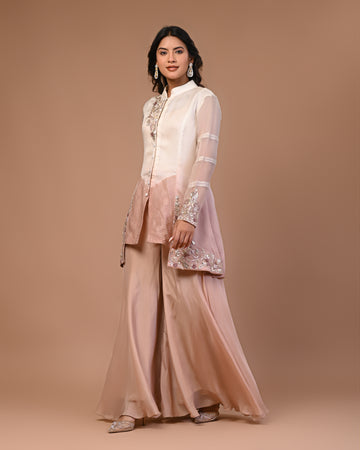Ombre Festive Embroidered Co-Ord (Set of 2)